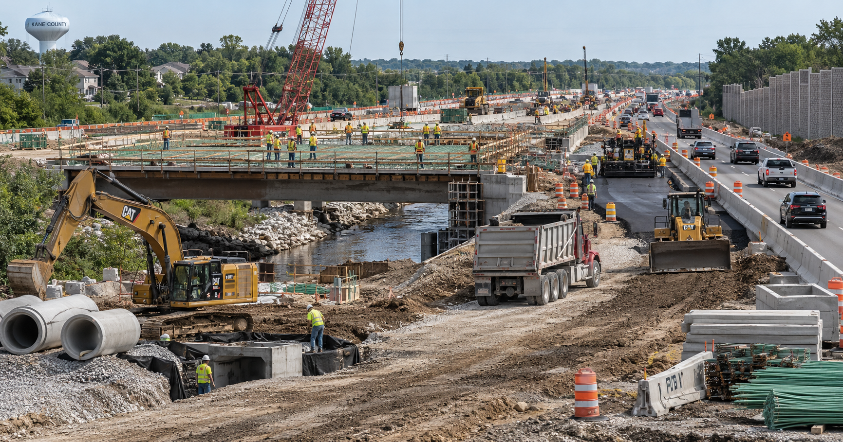 $242.5 Million Road & Bridge Projects Proposed for Kane County