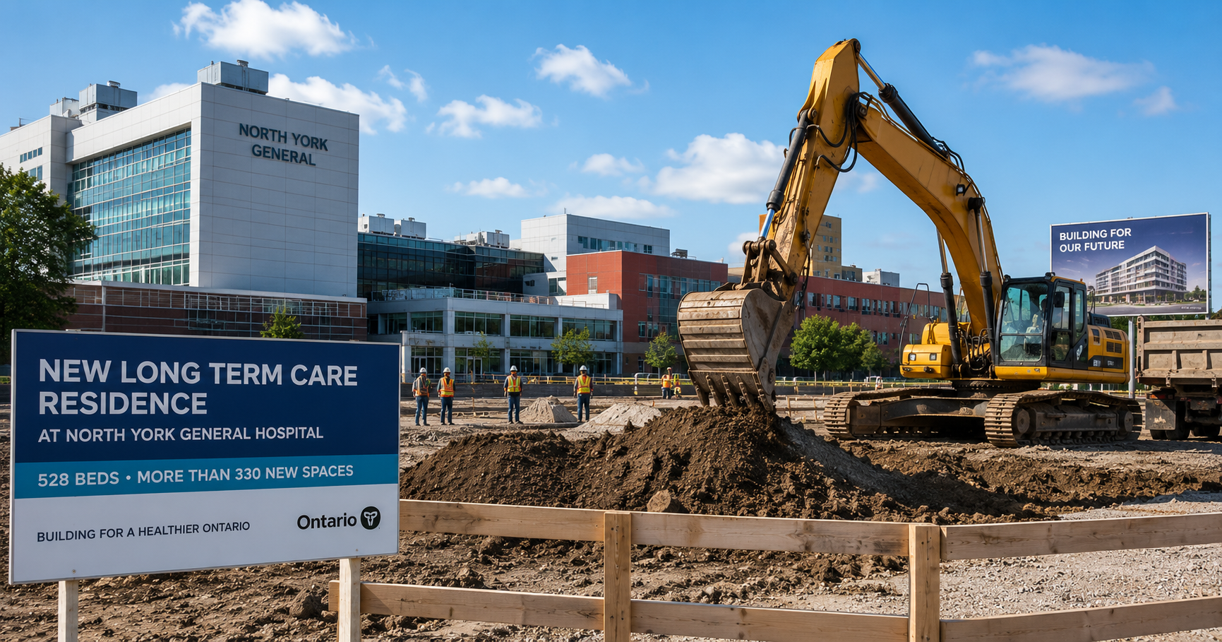 Long Term Care Development Breaks Ground at North York General