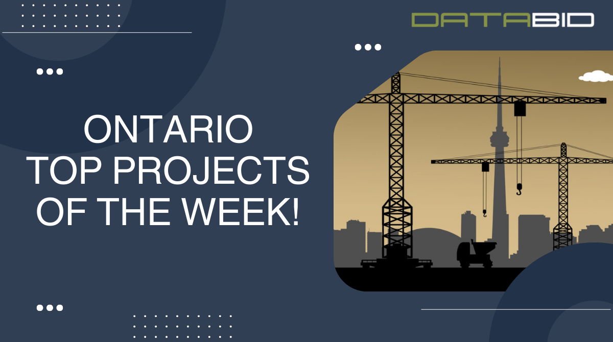 DataBid's Ontario Top Projects of the Week